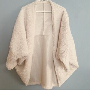cozy sherpa cardigan